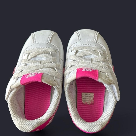 Nike Cortez EasyOn | Hot Pink & White | Toddler Size 6.5 | Quick Slip-On - Picture 6 of 8